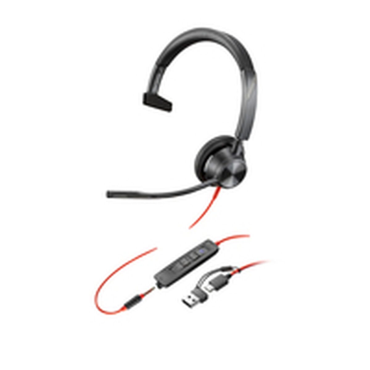 Auricolari Poly 8X218AA Nero